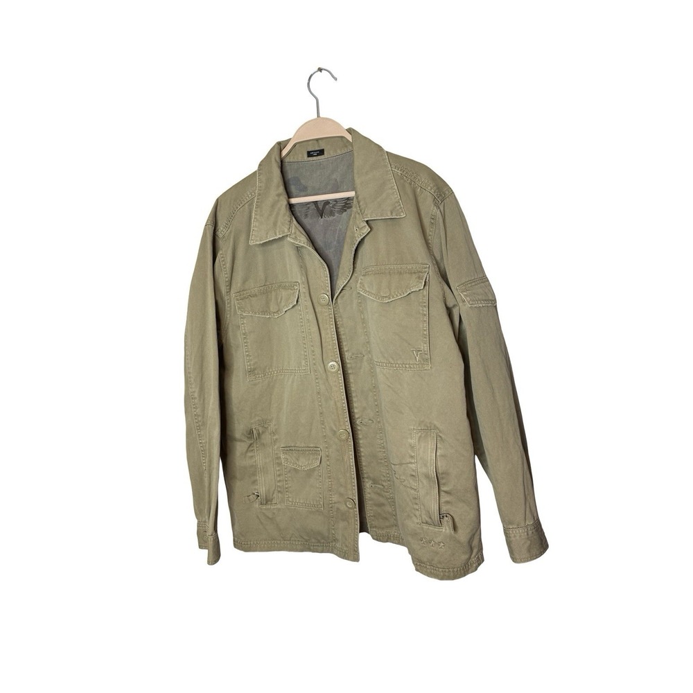 M-65 Style Shirt Jacket‎ Men's Large Camo Lined  Kirra US Army Button Up